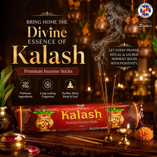 Divine's Kalash Roll Form Incense Sticks ( Buy 1 Get 1 Free)