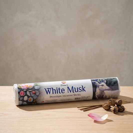 Divine's White Musk Roll Form Incense Sticks