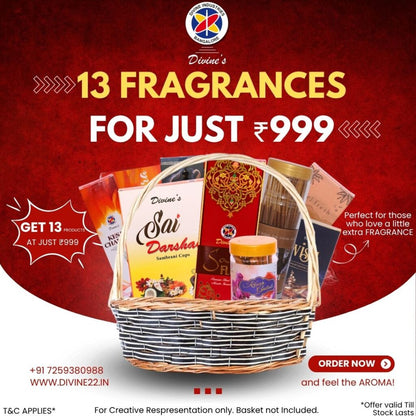 Divine 13 Fragrance Incense Combo Offer – Just ₹999 | Best Agarbatti Online