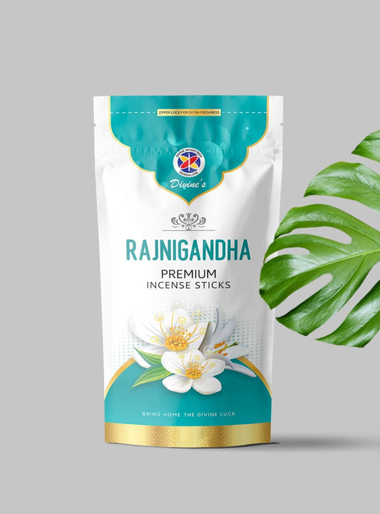 Divine's Rajnigandha Agarbatti | Pack of 6 | 110g Each Pack