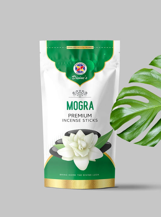 Divine's Mogra Agarbatti | Pack of 6 | 110g Each Pack