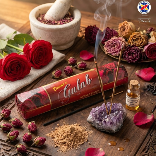 Divine's Gulab Roll Form Incense Sticks