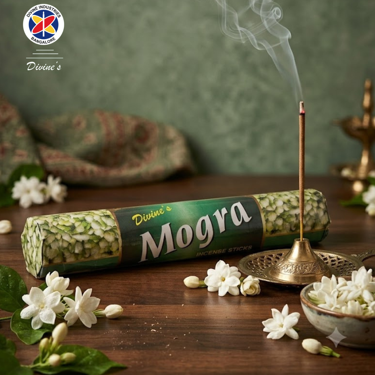 Divine's Mogra Roll Form Incense Sticks
