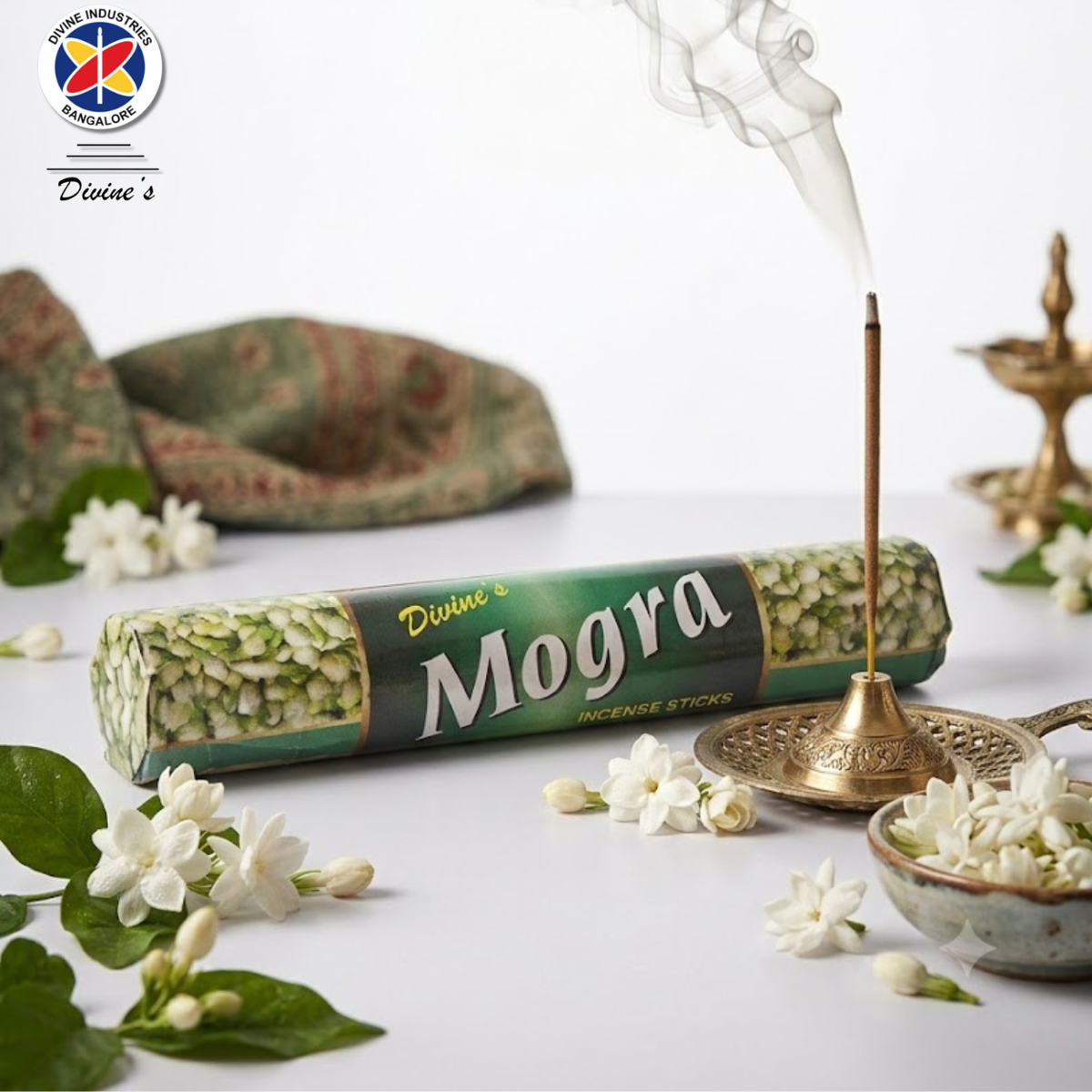 Divine's Mogra Roll Form Incense Sticks
