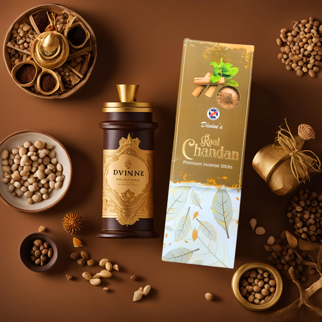 Divine's Real Chandan Premium Hand Rolled Base Batti