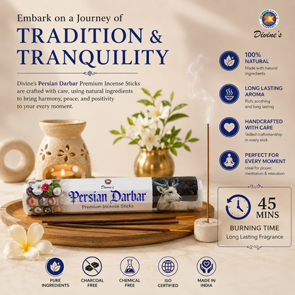 Divine's Presian Darbar Incense Sticks (Buy 3 get 1 free)