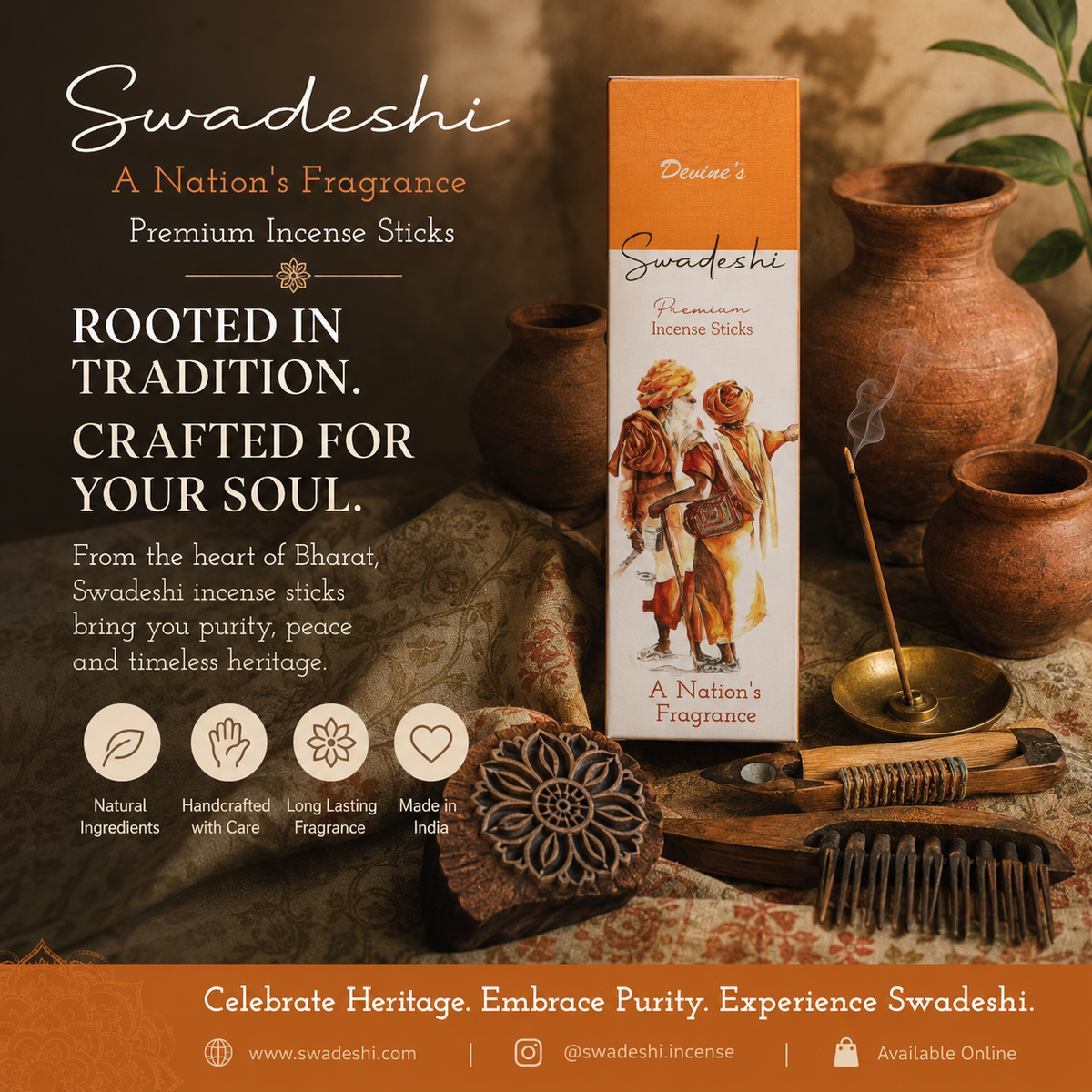 Divine’s Swadeshi | Premium Agarbatti
