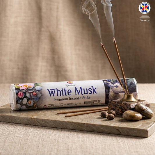 Divine's White Musk Roll Form Incense Sticks