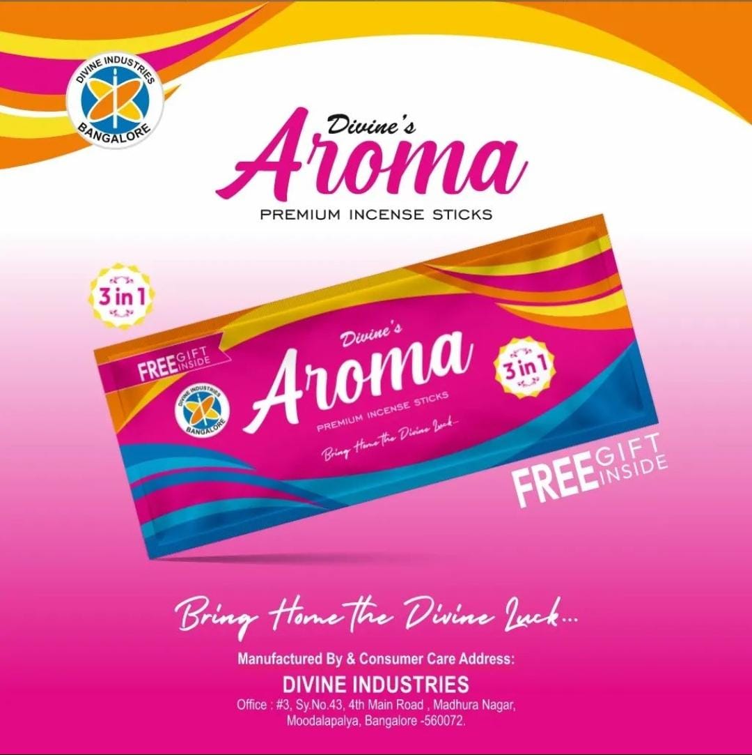 Divine's Aroma 3 in 1 Pouch Pack (Pack of 6)
