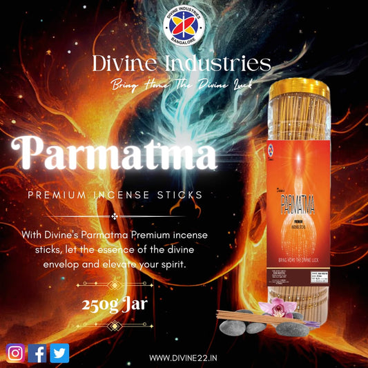 Divine's Paramatma Incense Sticks Jar