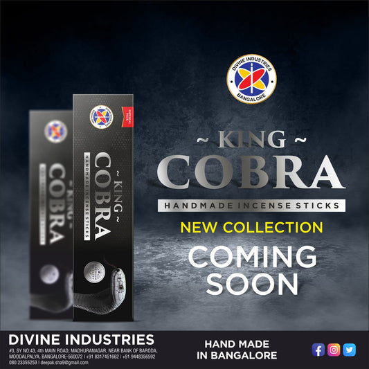 Divine's King Cobra Handrolled Base Batti