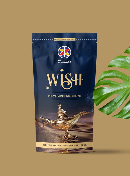 Divine's Wish Agarbatti | Pack of 4 | 110g Each Pack