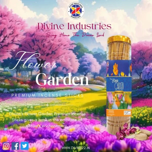 Divine's Flower Garden Incense Sticks Jar(buy 1 get 1 free)